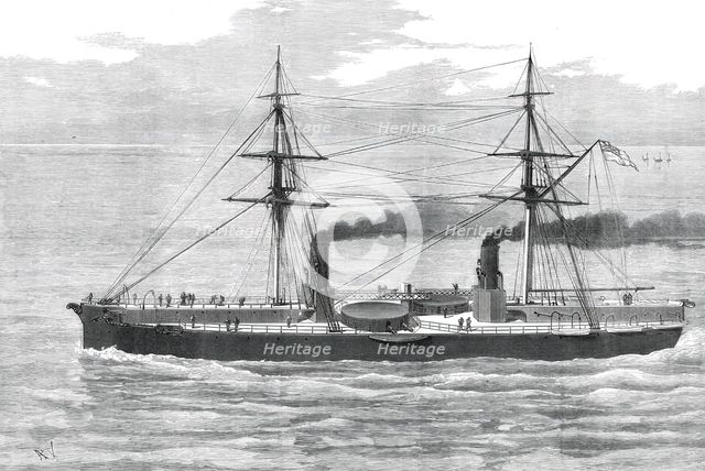 Our Ironclad Fleet: H.M.S. Inflexible, 1876. Creator: Unknown.