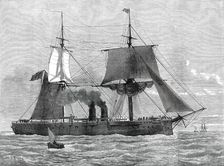 Our Ironclad Fleet: H.M.S. Temeraire, launched at Chatham on Tuesday last, 1876. Creator: Josiah Robert Wells