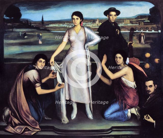 Our Lady of Andalusia, 1907. Creator: Romero de Torres, Julio (1874-1930).