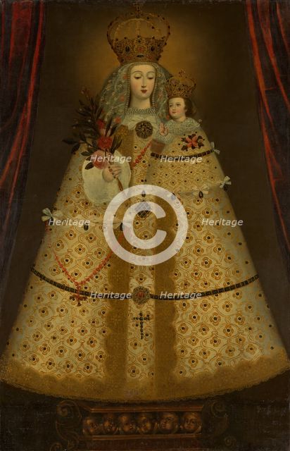 Our Lady of Guápulo, 18th century. Creator: Peruvian (Cuzco) Painter.