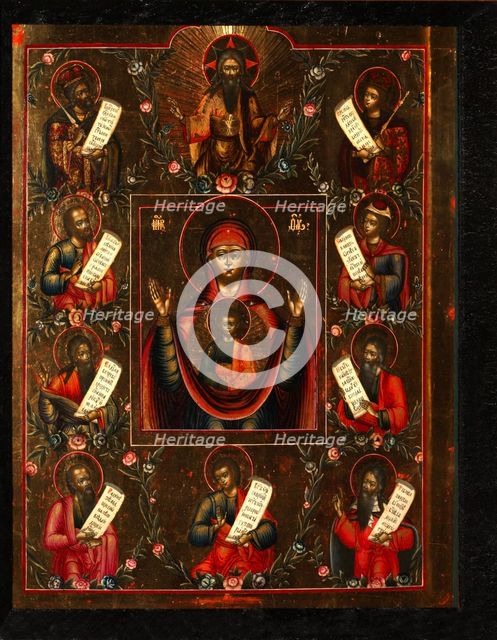 Our Lady of Kursk, Early 19th cen.. Artist: Russian icon  