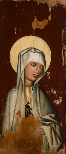Our Lady of Sorrows from the Parish Church of St Ursula in Korzenna, between 1425-1475. Creator: Unknown