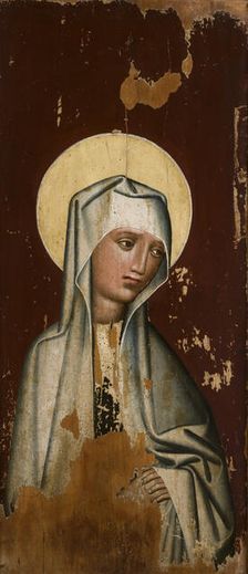 Our Lady of Sorrows from the Parish Church of St Ursula in Korzenna, between 1425-1475. Creator: Unknown