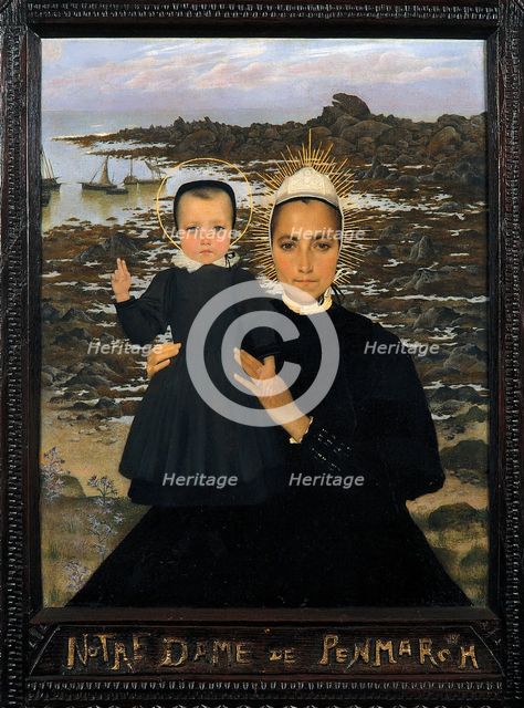 Our Lady of Penmarch (Notre-Dame de Penmarc'h), 1896. Creator: Lévy-Dhurmer, Lucien (1865-1953).