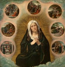 Our Lady of the Seven Sorrows, 1526. Creator: Orley, Bernaert, van (1488-1541)