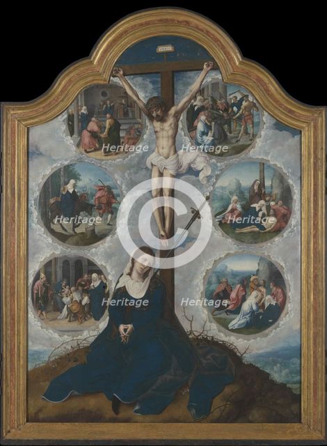 Our Lady of the Seven Sorrows, ca 1525-1528. Creator: Orley, Bernaert, van (1488-1541).