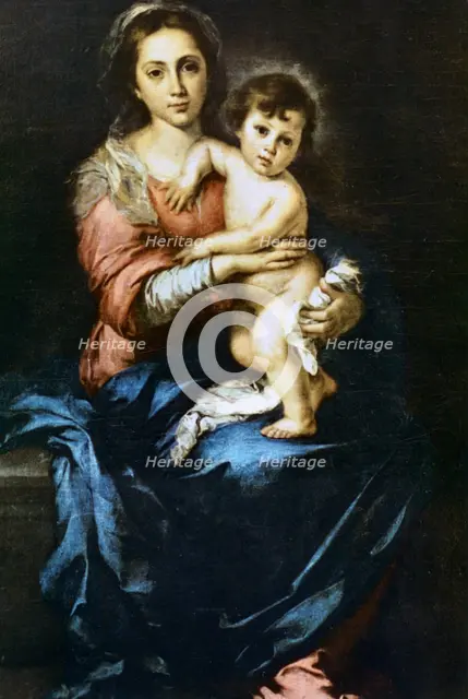 'Our Lady with the Child', c1638-1682. Artist: Bartolomé Esteban Murillo 
