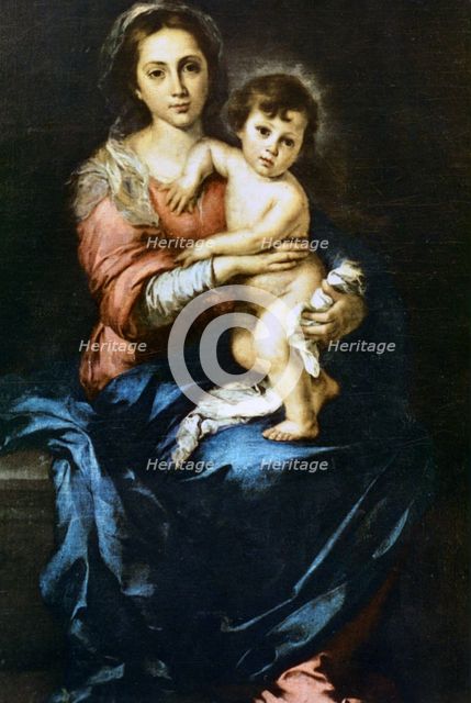 'Our Lady with the Child', c1638-1682. Artist: Bartolomé Esteban Murillo 