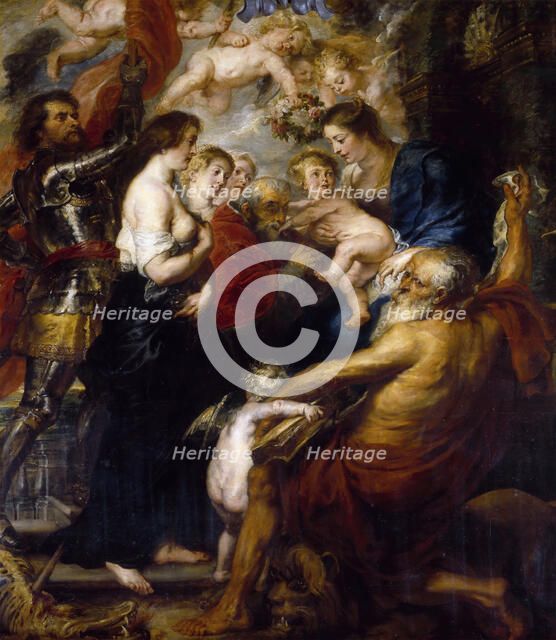 Our Lady with the Saints, 1634. Creator: Rubens, Pieter Paul (1577-1640).
