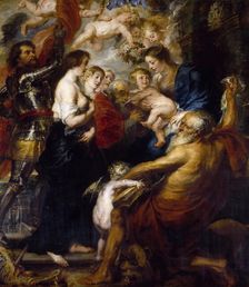 Our Lady with the Saints, 1634. Creator: Rubens, Pieter Paul (1577-1640)