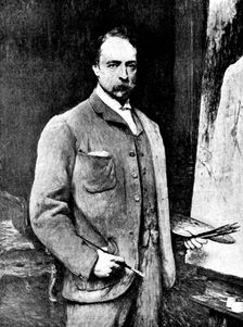 Our Leading Academicians, painted by themselves: Mr. William Quiller Orchardson, R.A., 1895. Creator: Unknown