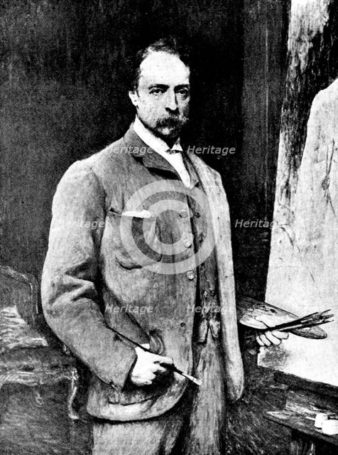 Our Leading Academicians, painted by themselves: Mr. William Quiller Orchardson, R.A., 1895. Creator: Unknown.