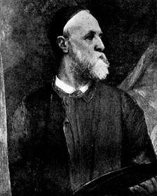Our Leading Academicians, painted by themselves: Mr. George Frederick Watts, R.A., 1895. Creator: Unknown