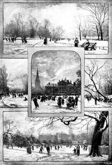 Our London Parks in Winter, 1895. Creator: Lascelles