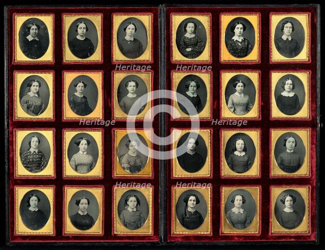 Our Pastor's Circle, c. 1855. Creator: John Plumbe.