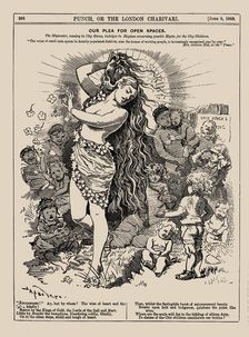 Our Plea for Open Spaces. (Punch, June 1883), 1883. Creator: Sambourne, Edward Linley (1844-1910)