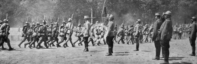 Our Romanian Allies; The 'Arges' 4th infantry regiment, who infiltrated German lines.., Creator: Unknown.