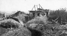 Our Romanian Allies; A German blockhouse captured by Romanians on the Marastii..., 1917. Creator: Unknown
