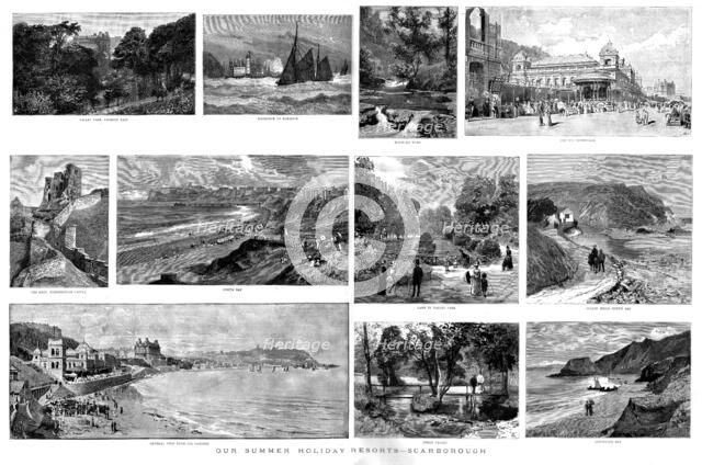 ''Our Summer Holiday Resorts-Scarborough', 1888. Creator: Unknown.