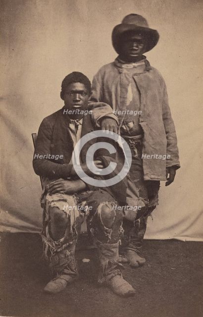Our Scouts and Guides in 1863 at Baton Rouge, Louisiana, 1863. Creator: Attributed to McPherson & Oliver.