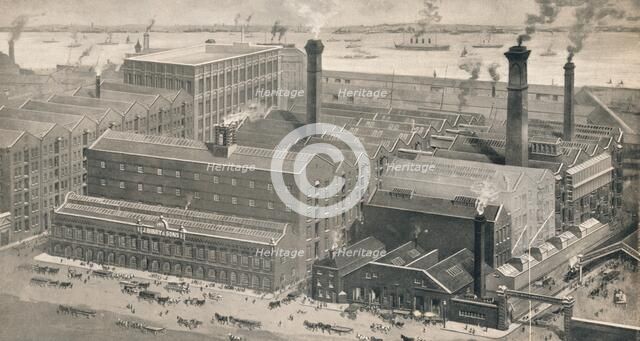 'Our Seed Crushing and Oil Cake Mills', c1900, (1912) Artist: JF Macdonald.