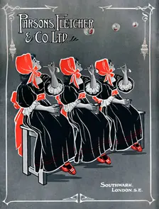 Our Three Little Maids - Parsons, Fletcher & Co. Ltd advert 1910