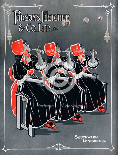 'Our Three Little Maids - Parsons, Fletcher & Co. Ltd advert', 1910. Artist: Unknown.
