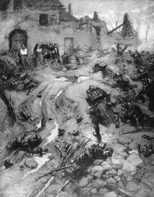 Our Troops take Steinbach, Alsace World War I, 1915. Artist: Leven and Lemonier