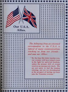 Our U.S.A. Allies 1917