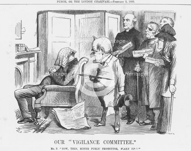 'Our "Vigilance Committee"', 1883. Creator: Unknown.