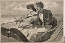 Our Watering Places - The Empty Sleeve at Newport, 1865. Creator: Winslow Homer (American, 1836-1910)