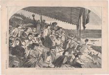 Our Watering Places - Horse Racing at Saratoga (Harper's Weekly, Vol. IX), 1865. Creator: Unknown