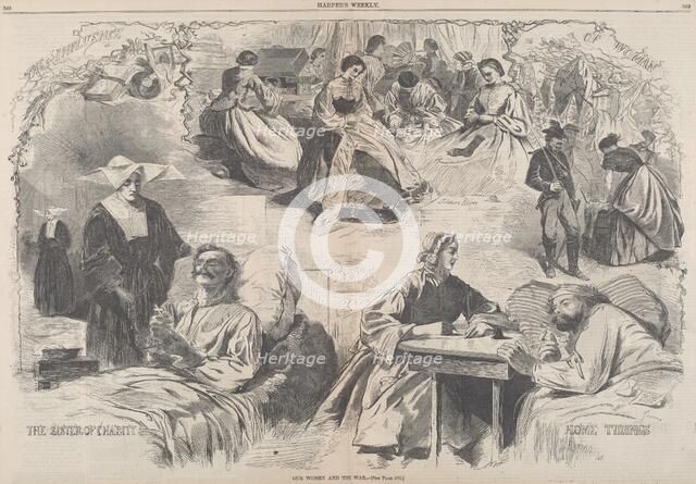 Our Women and the War, published 1862. Creator: Winslow Homer.
