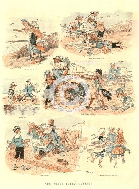 'Our young folks Holiday', 1886. Creator: Unknown.