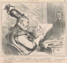 Oursikoff!..trouvez-vous cela ressemblant?, 19th century. Creator: Honore Daumier