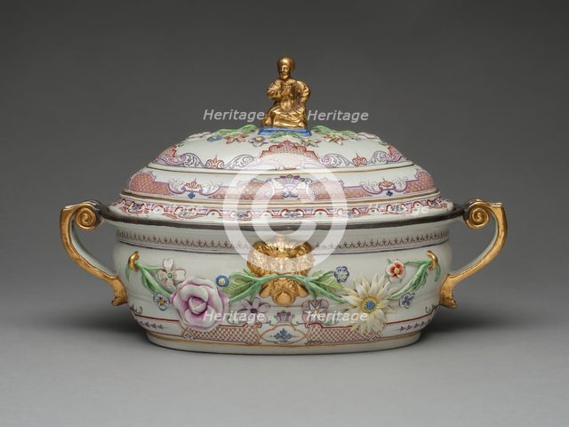 Oval Tureen, Vienna, 1730/35. Creator: Du Paquier Porcelain Manufactory.