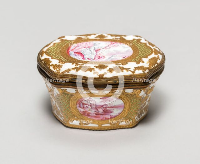 Oval Box, Bilston, c. 1780. Creator: Unknown.