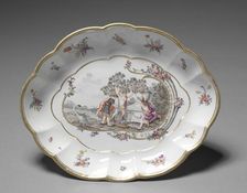 Oval Dish, c. 1760-1765. Creator: Nymphenburg Porcelain Factory (German, founded 1747)