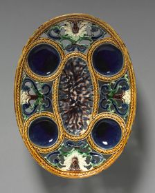 Oval Dish, late 1500s. Creator: Bernard Palissy (French, 1510-1589), circle of