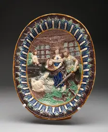 Oval Dish, Paris, 17th century. Creator: Unknown