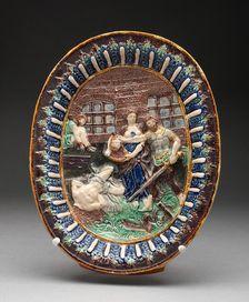 Oval Dish, Paris, 17th century. Creator: Unknown