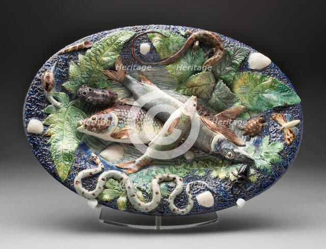 Oval Dish, Paris, Mid 19th century. Creator: Unknown.
