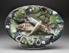 Oval Dish, Paris, Mid 19th century. Creator: Unknown