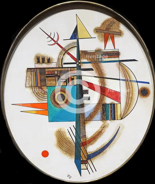Oval n°2, 1925. Creator: Kandinsky, Wassily Vasilyevich (1866-1944).