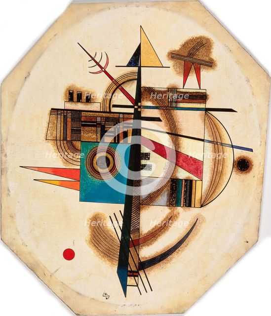 Oval No 2, 1925. Creator: Kandinsky, Wassily Vasilyevich (1866-1944).