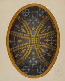 Oval Pin, c. 1937. Creator: Tulita Westfall