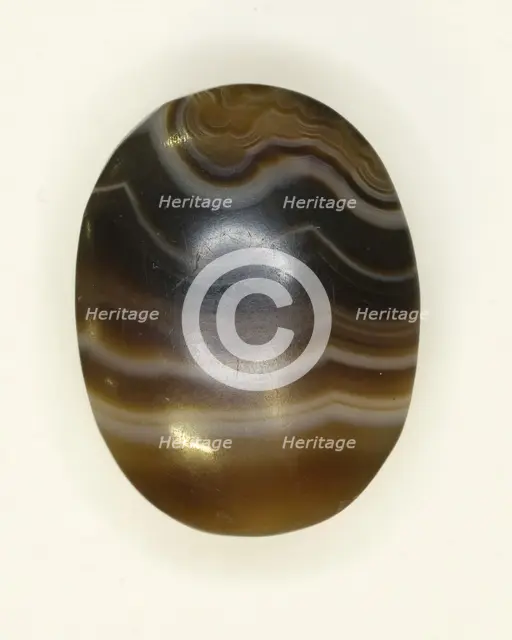 Oval Plaque, Egypt, Ptolemaic Period-Roman Period (332 BCE-395 CE). Creator: Unknown.