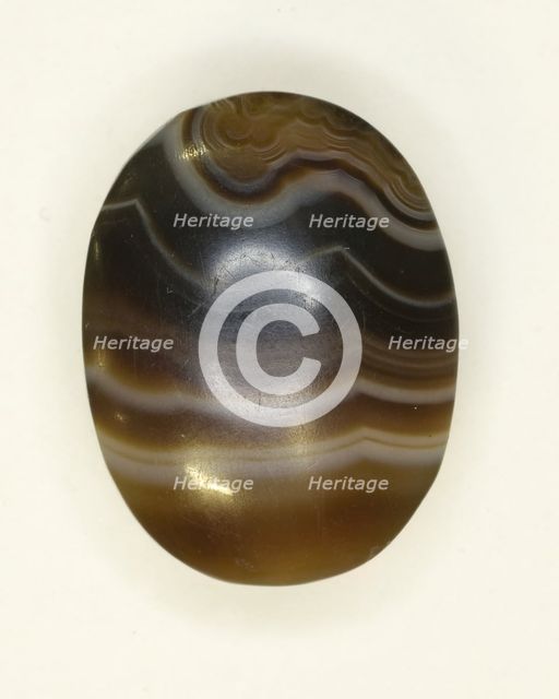 Oval Plaque, Egypt, Ptolemaic Period-Roman Period (332 BCE-395 CE). Creator: Unknown.