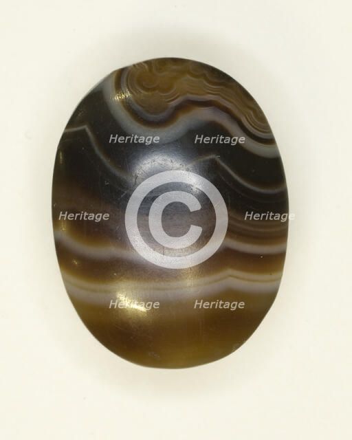 Oval Plaque, Egypt, Ptolemaic Period-Roman Period (332 BCE-395 CE). Creator: Unknown.