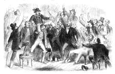 Ovation to the first Garibaldian who entered the Café di Europa, Naples..., 1860. Creator: Unknown